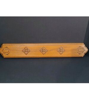 Vintage Homco Home Interiors Brown Floral Accent Piece